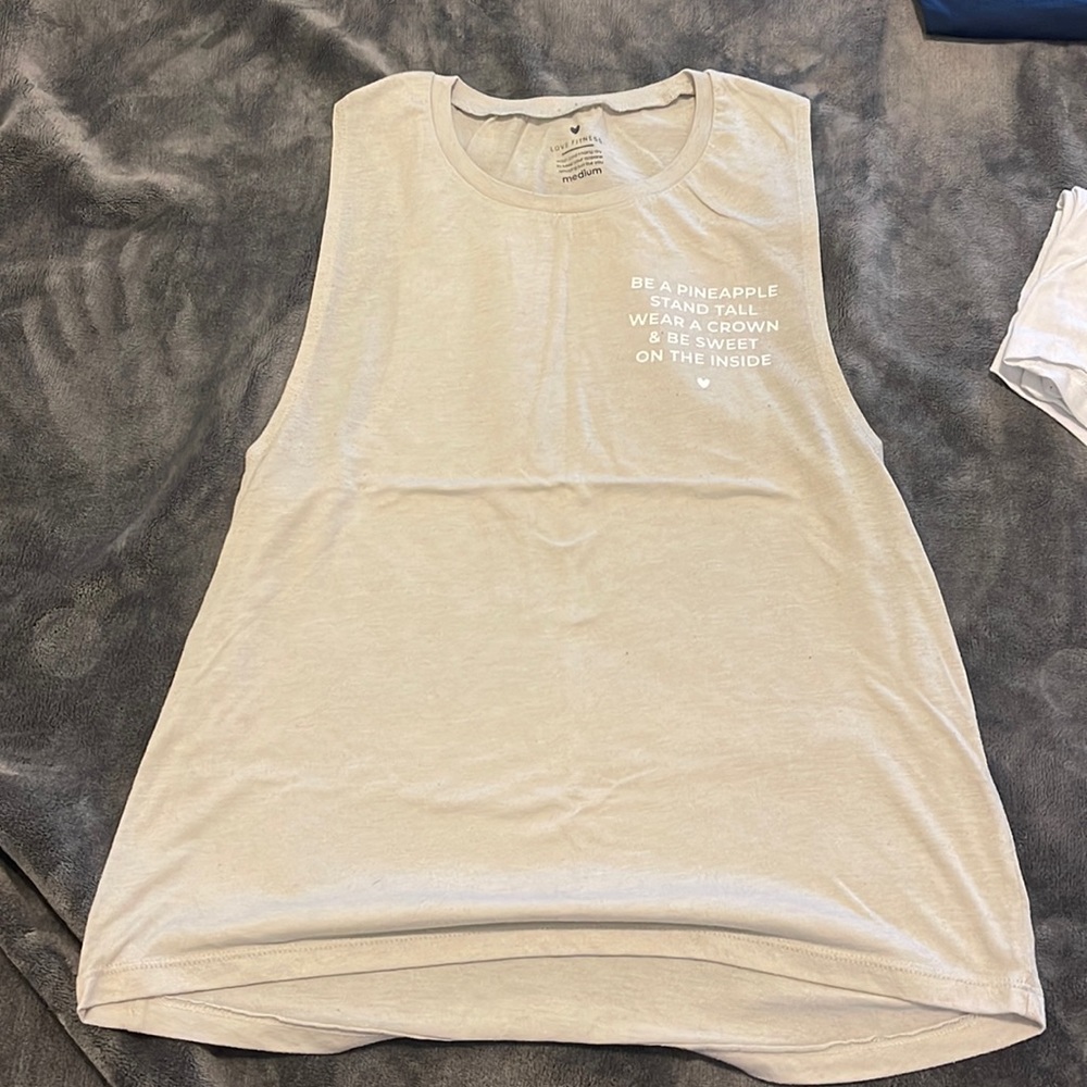 Love fitness pineapple tank top